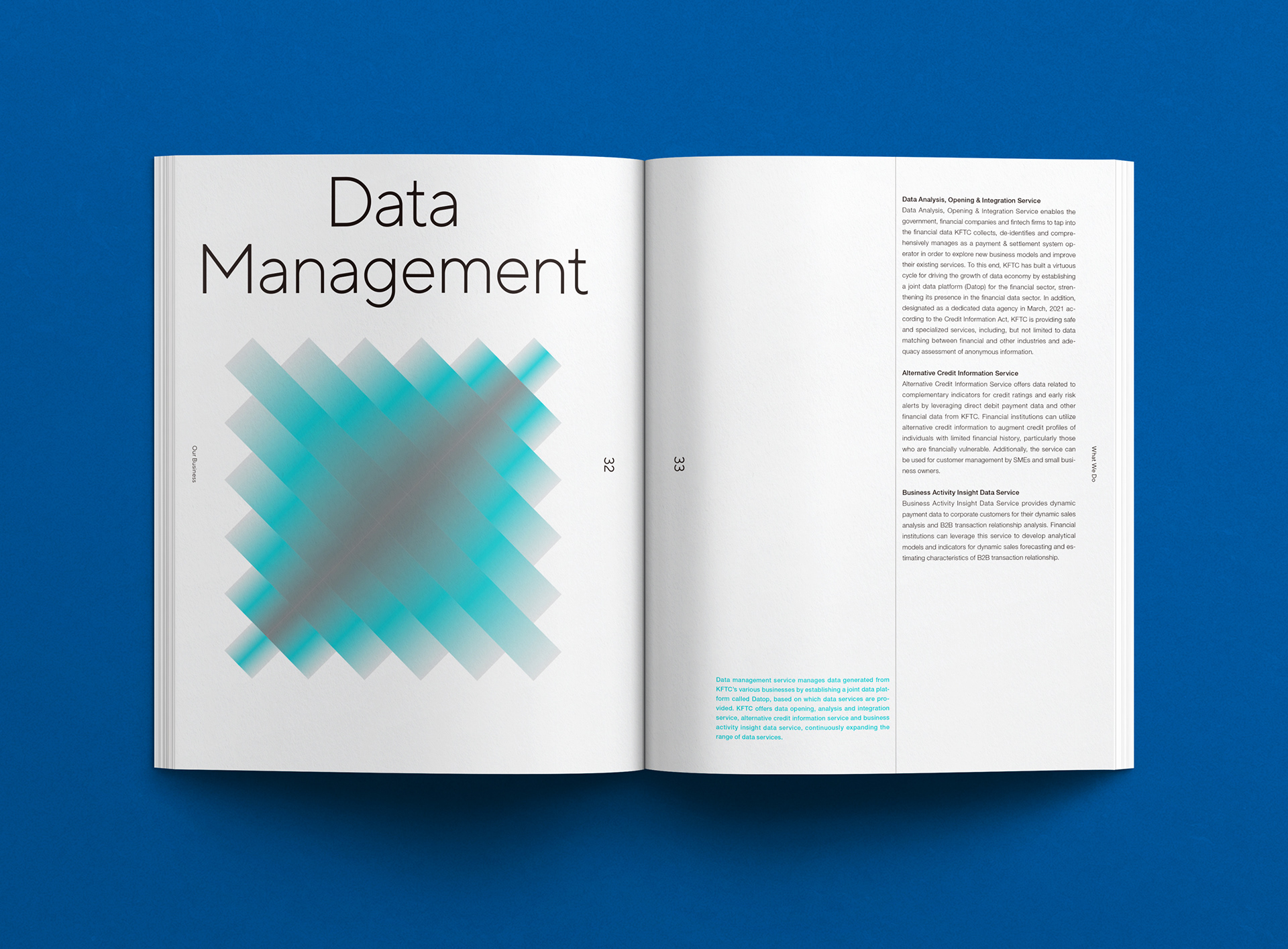 금융결제원 브랜드 소개 브로슈어 디자인