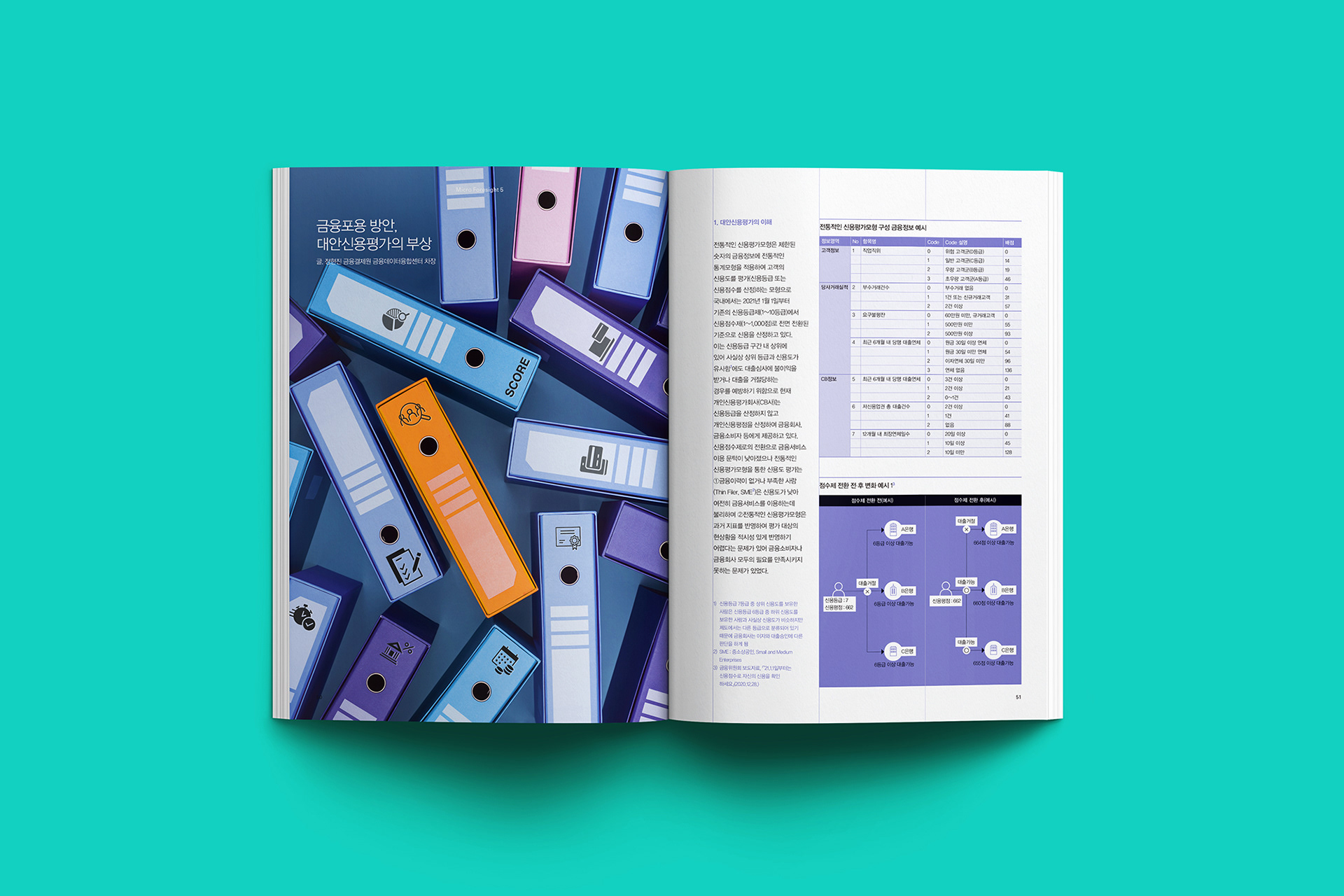 금융결제원 인사이트 매거진 디자인