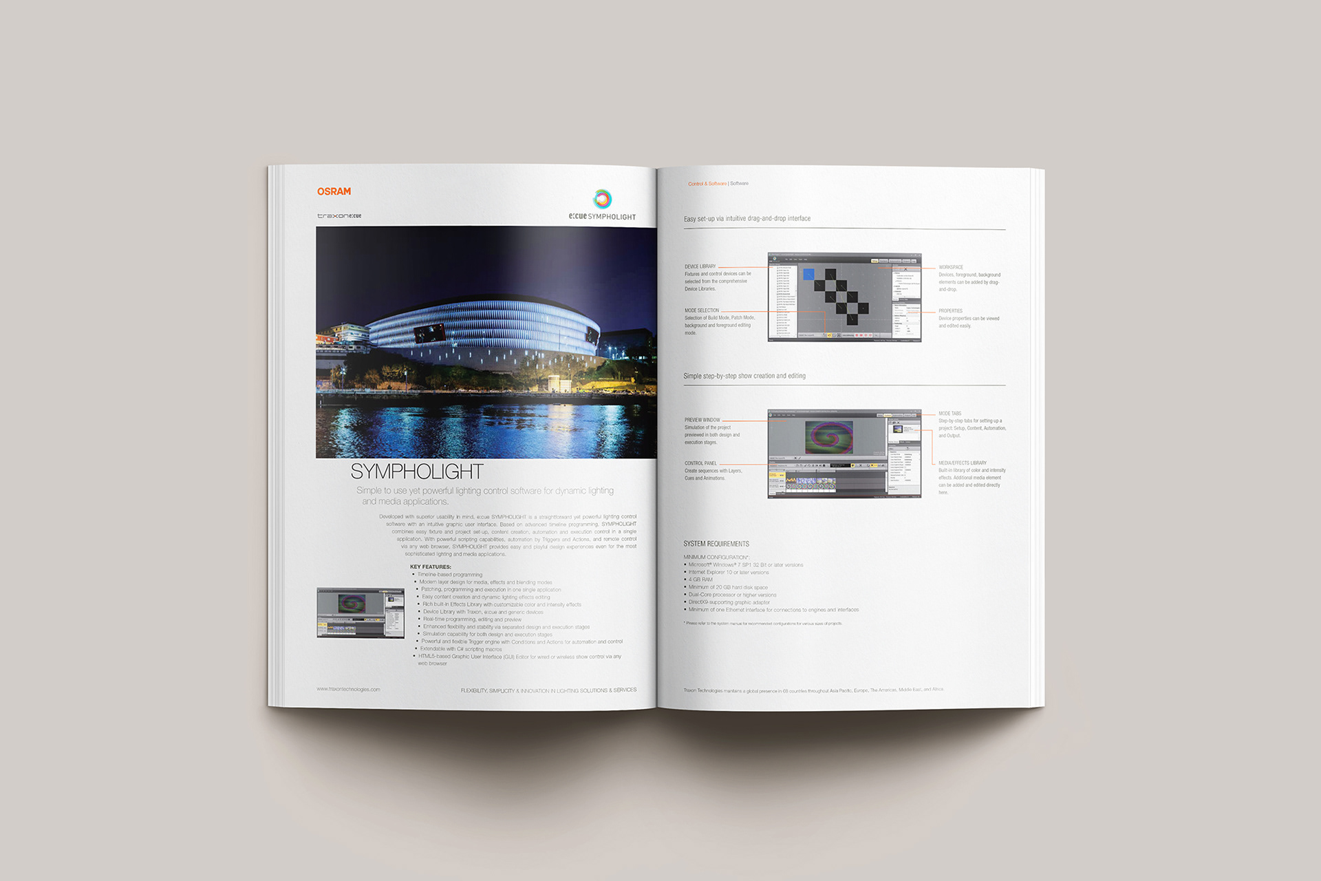 오스람 라이팅솔루션 홍보 브로슈어