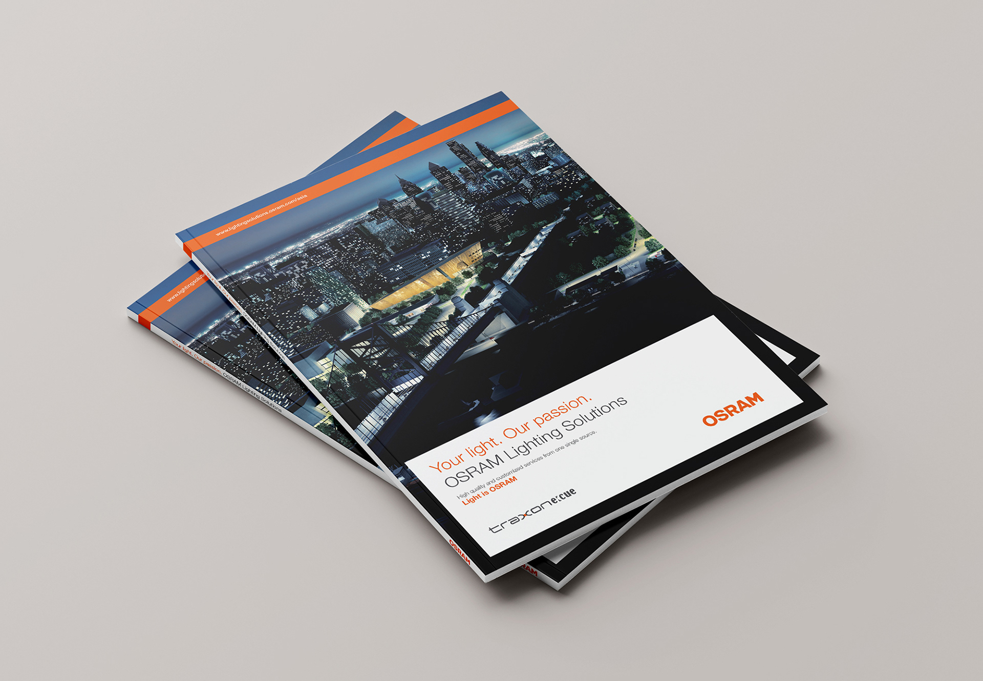 오스람 라이팅솔루션 홍보 브로슈어