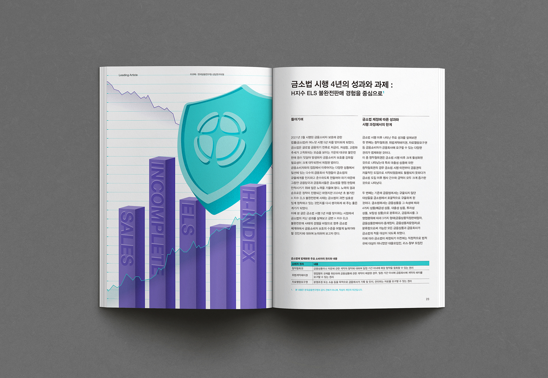 금융결제원 인사이트 매거진 디자인