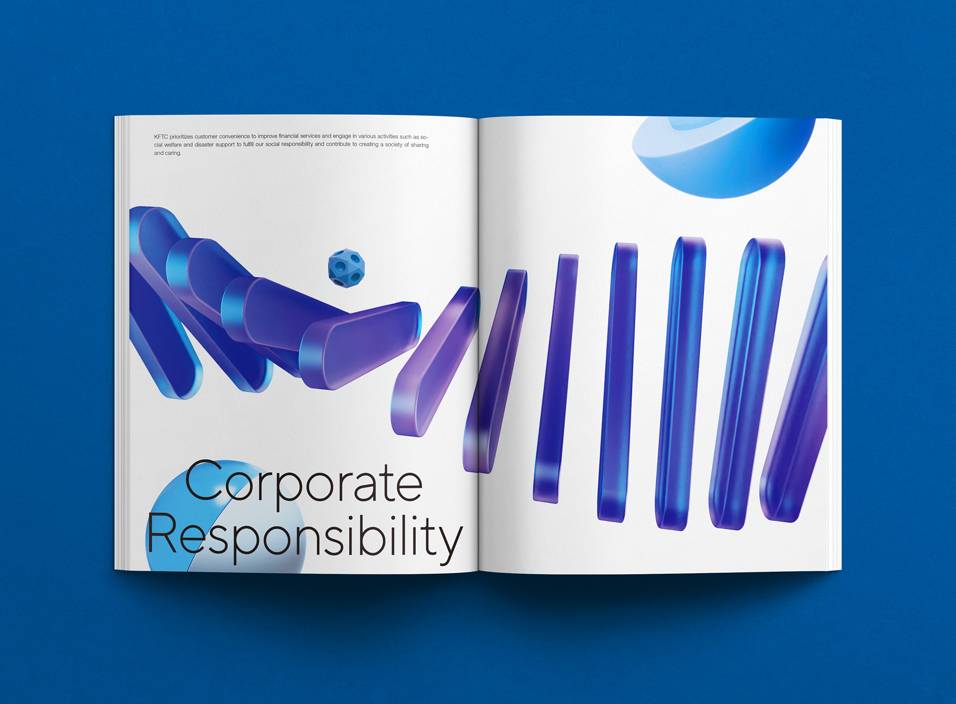 금융결제원 브랜드 소개 브로슈어 디자인