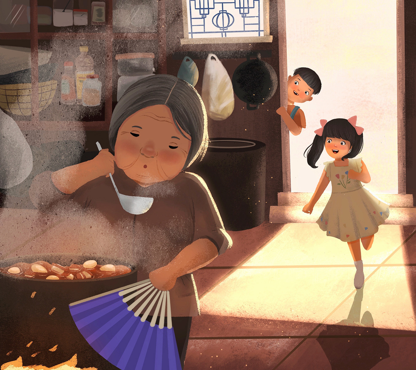 Visting Grandma