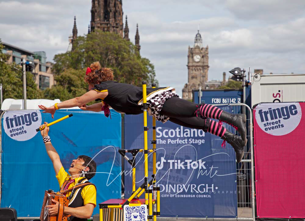Edinburgh Feastival Fringe 2022, Edinburgh Festival Fringe, Edinburgh Fringe, street performers, Scotland, UK, Edinburgh