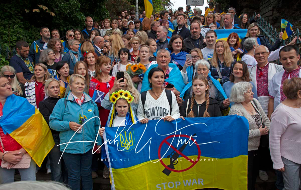 31st anniversary of Ukrainian Independence, Scotland, UK