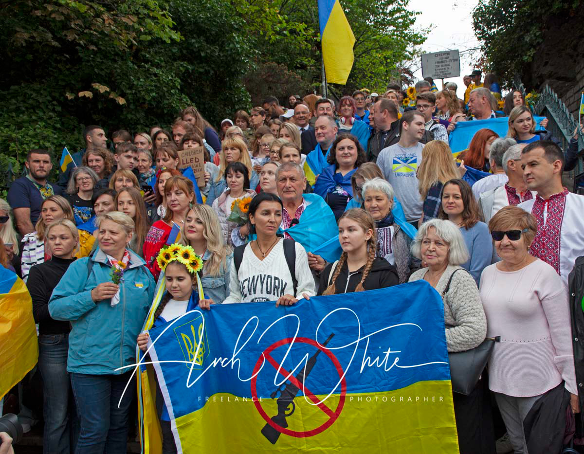31st anniversary of Ukrainian Independence, Scotland, UK