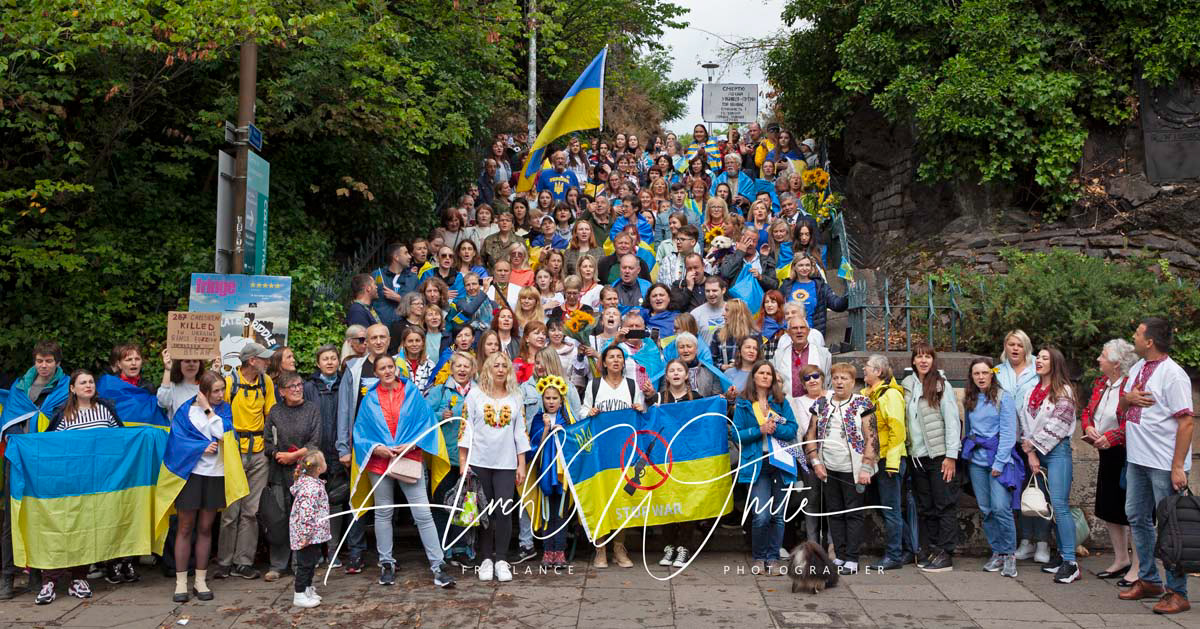 31st anniversary of Ukrainian Independence, Scotland, UK