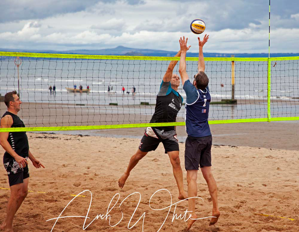 Volleyball, Portobello, Edinburgh, Scotland, sport