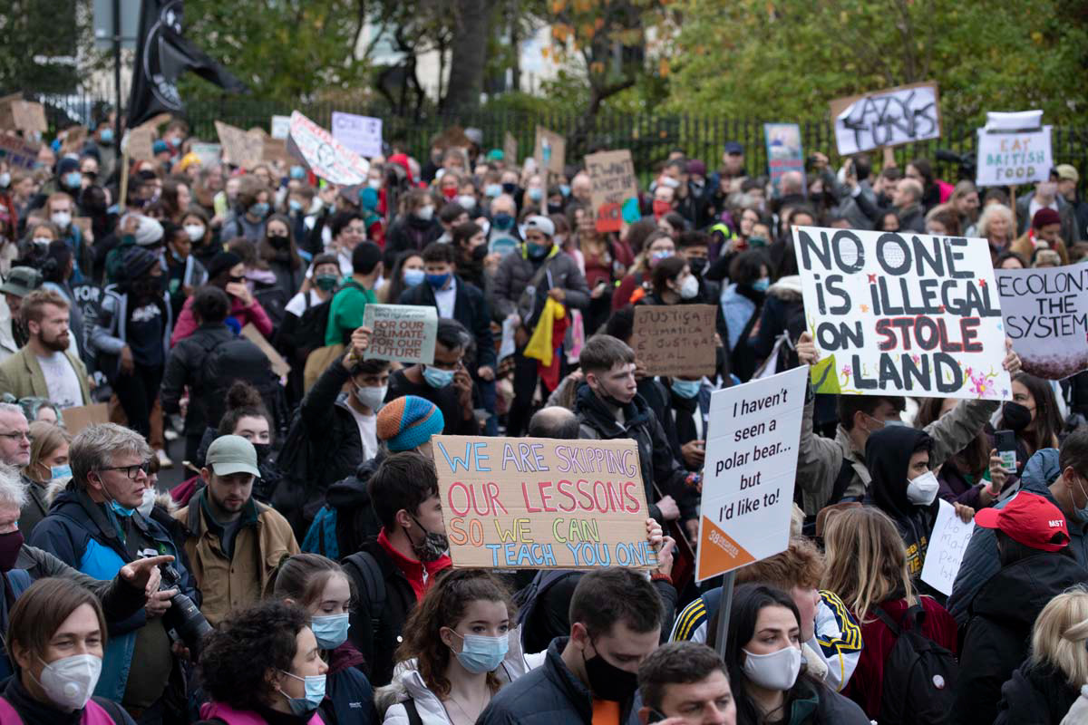 COP26 Fridays for Future, Climate Strike, 2021, Glasgow, Scotland