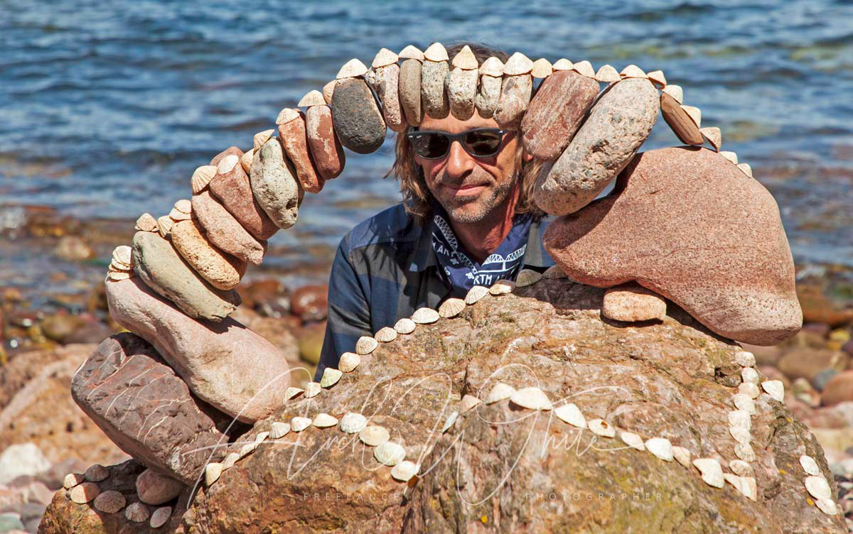 European Land Art Festival, 2022, ELAF, Dunbar, Scotland, Stone stacking, Pero Duran