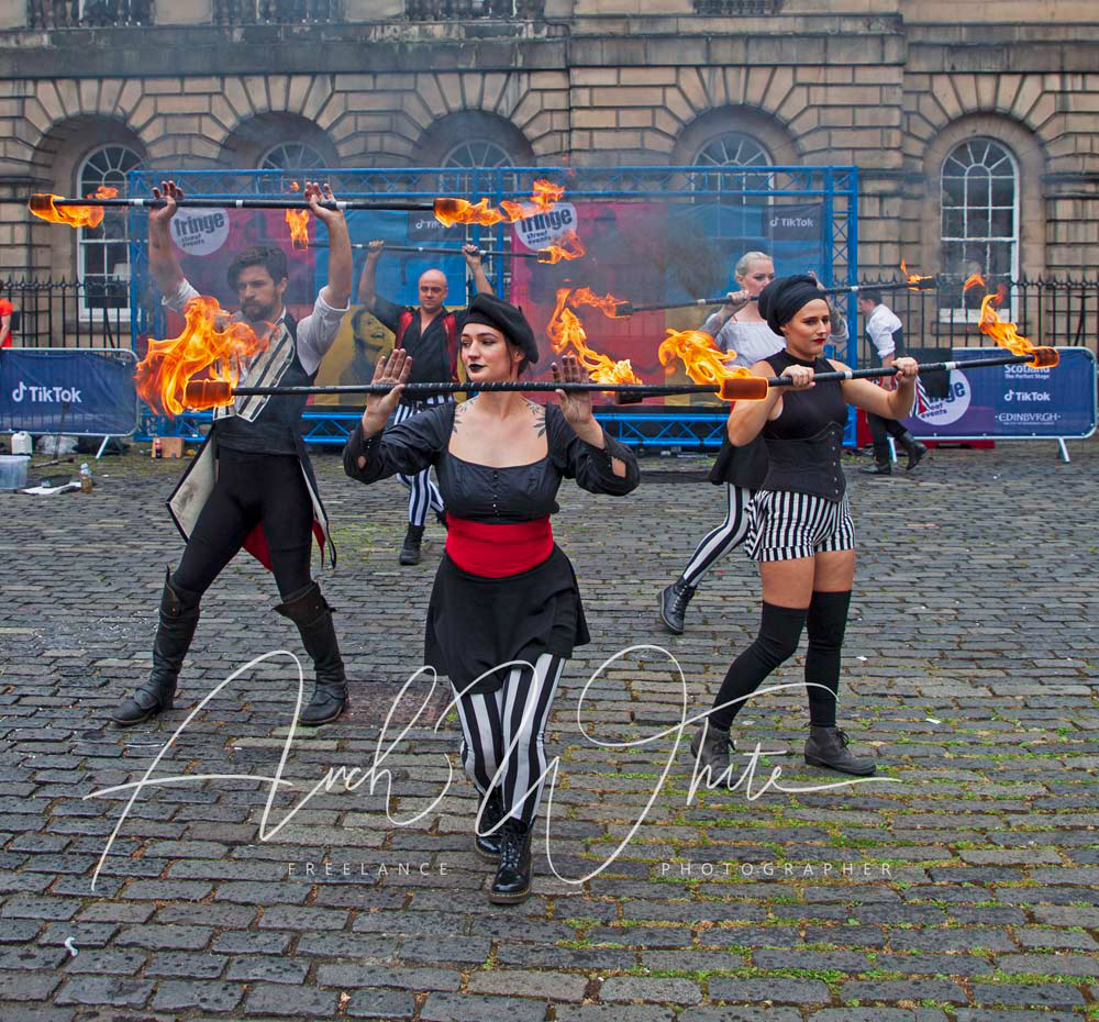 Kumpania Phoenicia Circus, Kumpania Phoenicia Fire Show, Edinburgh Festival Fringe, Scotland, UK