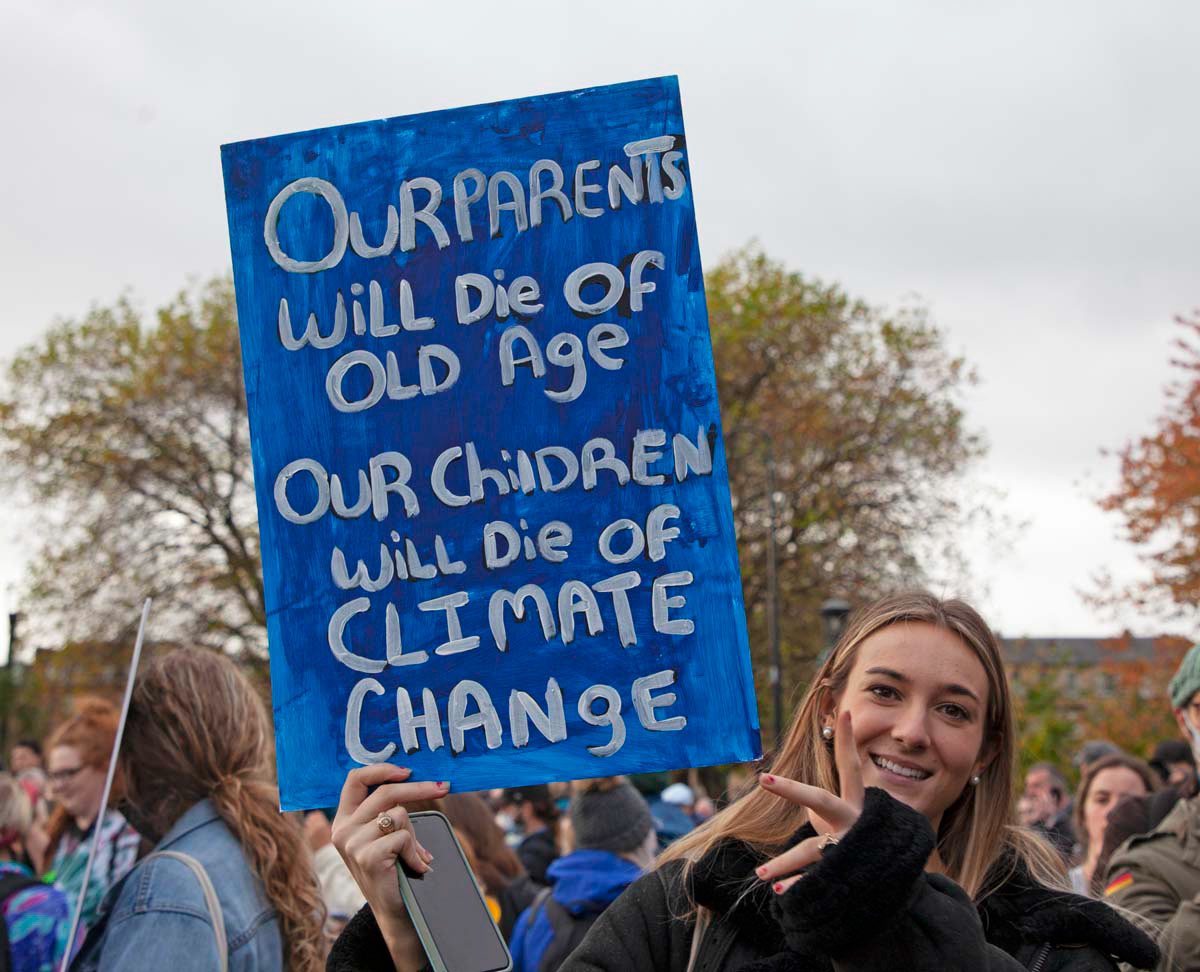 COP26 Fridays for Future, Climate Strike, 2021, Glasgow, Scotland