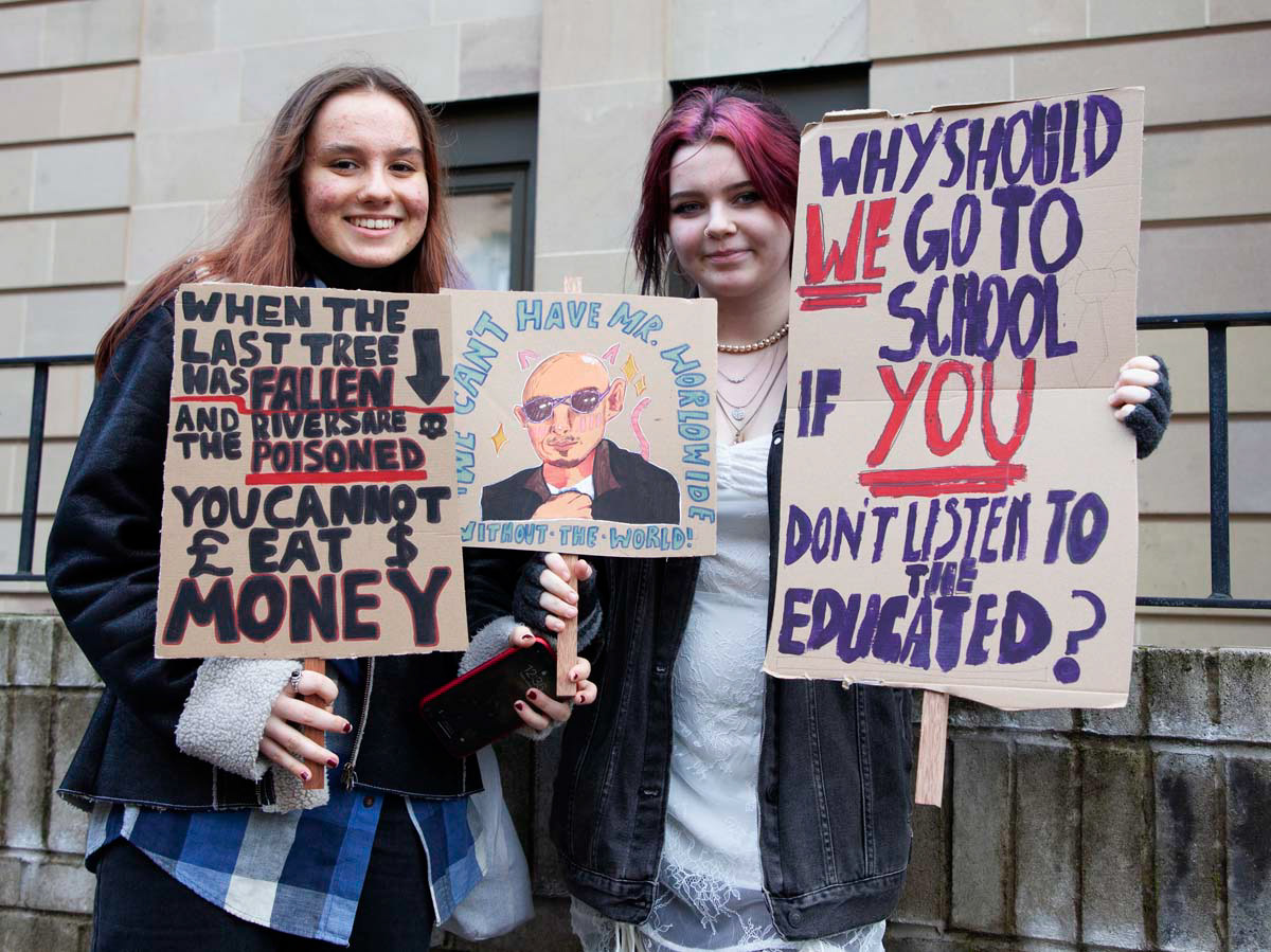 COP26 Fridays for Future, Climate Strike, 2021, Glasgow, Scotland