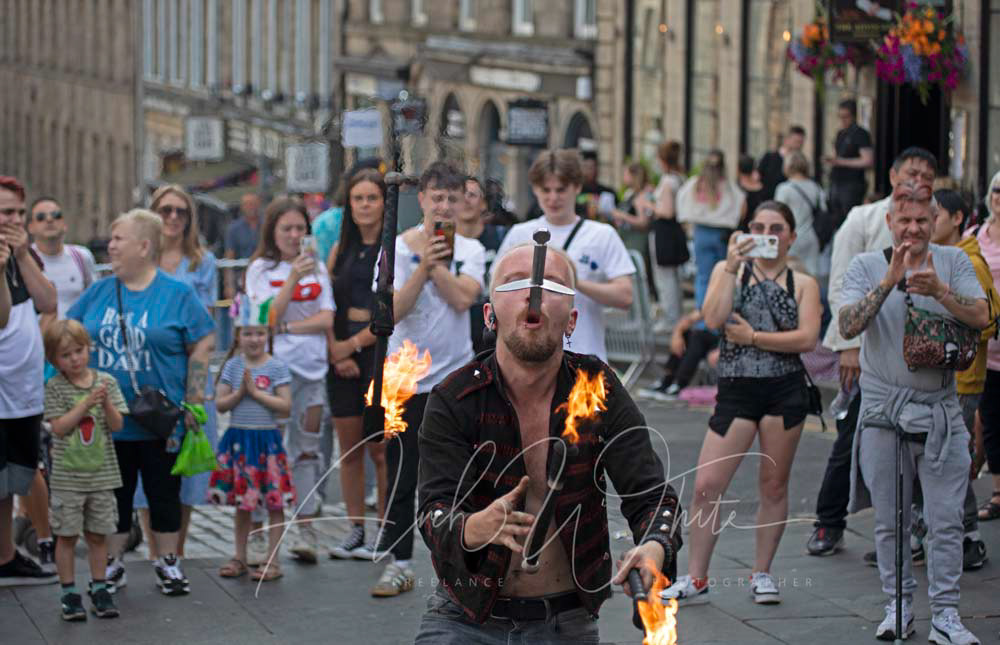 Edinburgh Feastival Fringe 2022, Edinburgh Festival Fringe, Edinburgh Fringe, street performers, Scotland, UK, Edinburgh