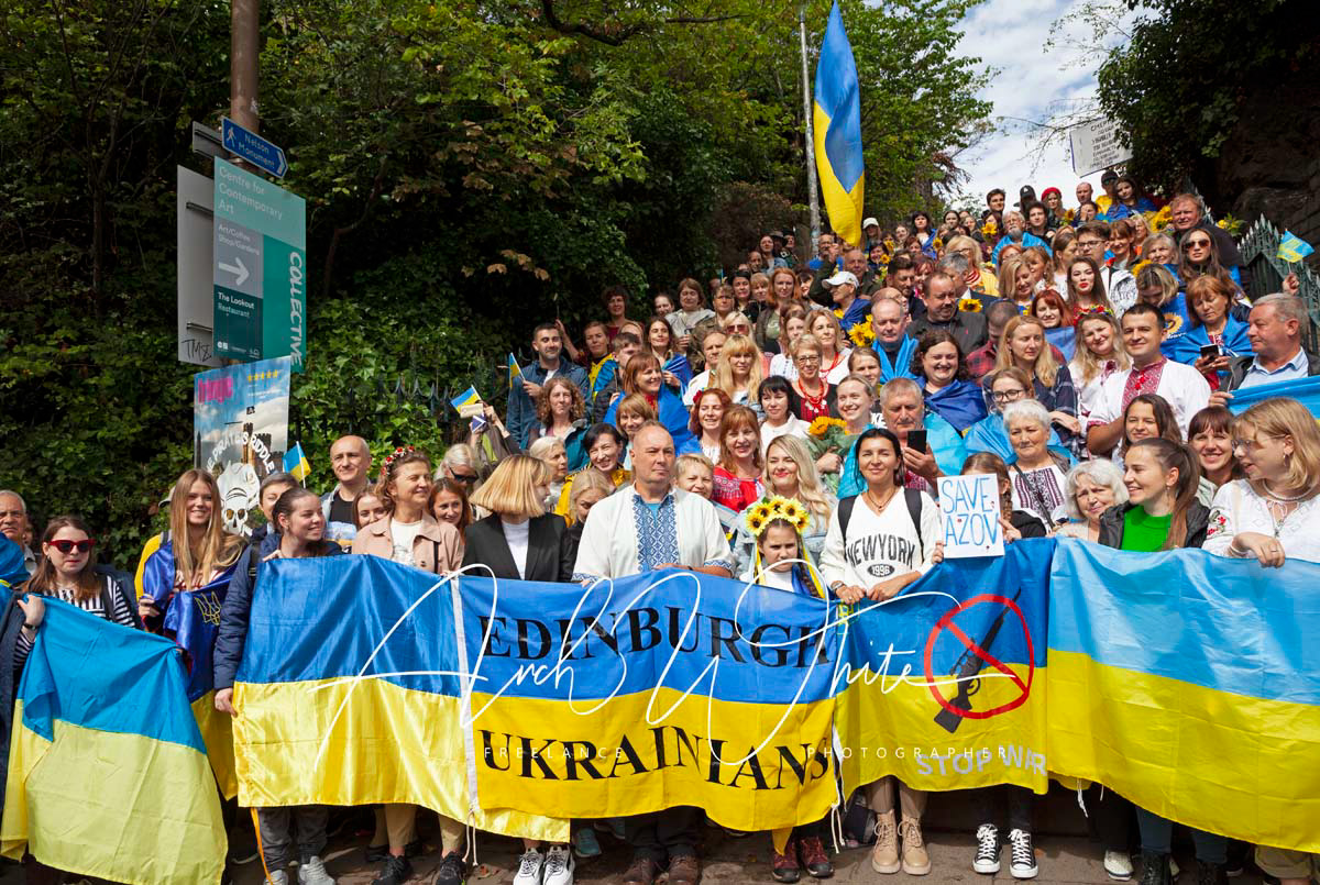 31st anniversary of Ukrainian Independence, Scotland, UK