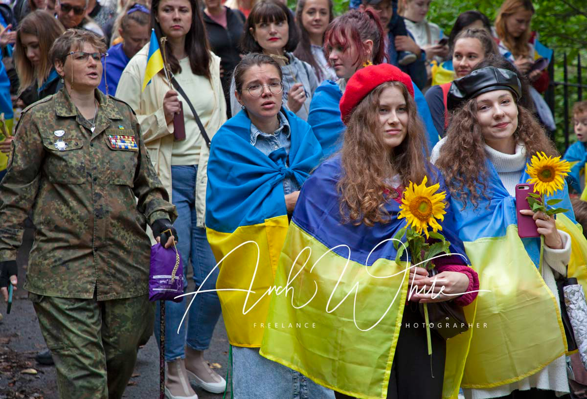 31st anniversary of Ukrainian Independence, Scotland, UK