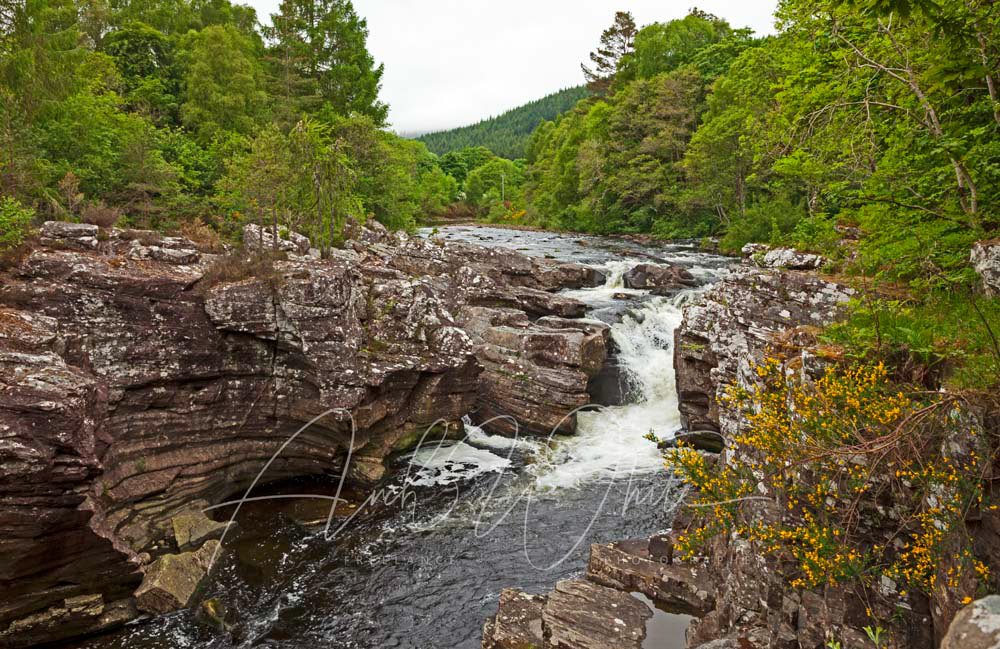 River Moriston, Invermoriston Falls, Inverness, Scotland, UK
