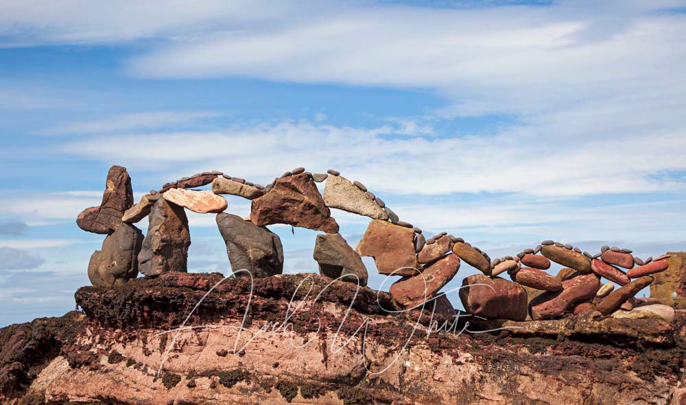 European Land Art Festival, 2022, ELAF, Dunbar, Scotland, Stone stacking, Pero Duran