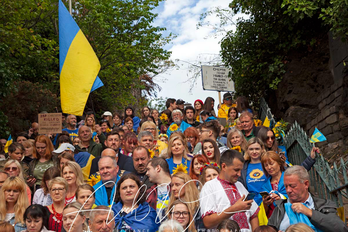 31st anniversary of Ukrainian Independence, Scotland, UK