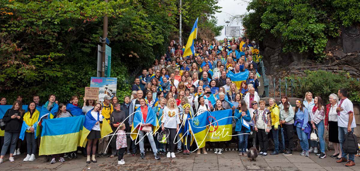31st anniversary of Ukrainian Independence, Scotland, UK