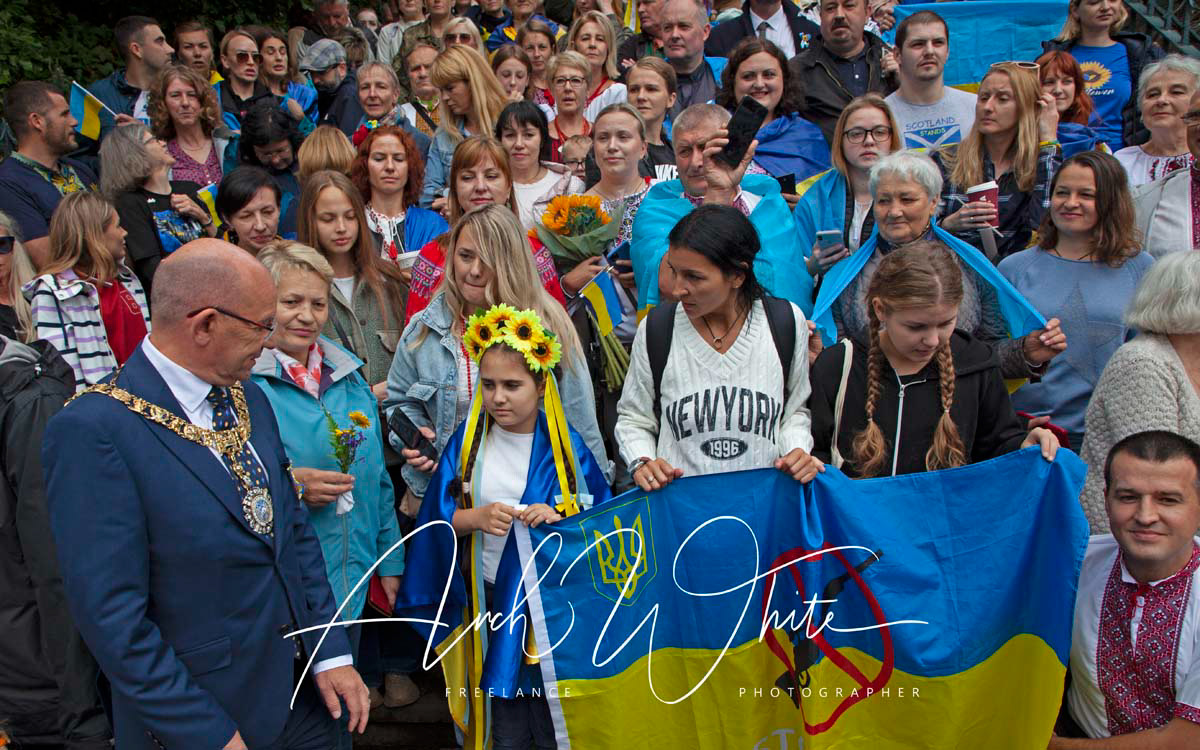 31st anniversary of Ukrainian Independence, Scotland, UK