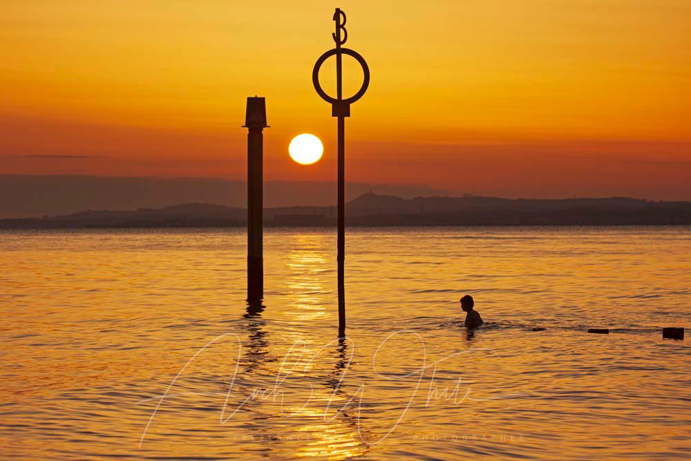 Portobello Sunrise, Firth of Forth, Portobello, Beach, Edinburgh, Scotland, UK