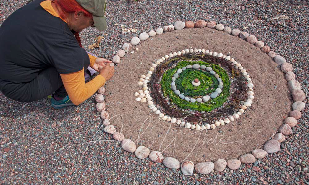 European Land Art Festival, 2022, ELAF, Dunbar, Scotland, mandala, mandal'ana's