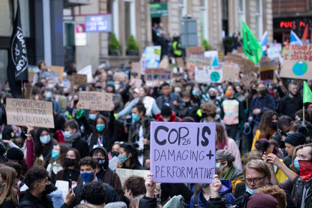 COP26 Fridays for Future, Climate Strike, 2021, Glasgow, Scotland