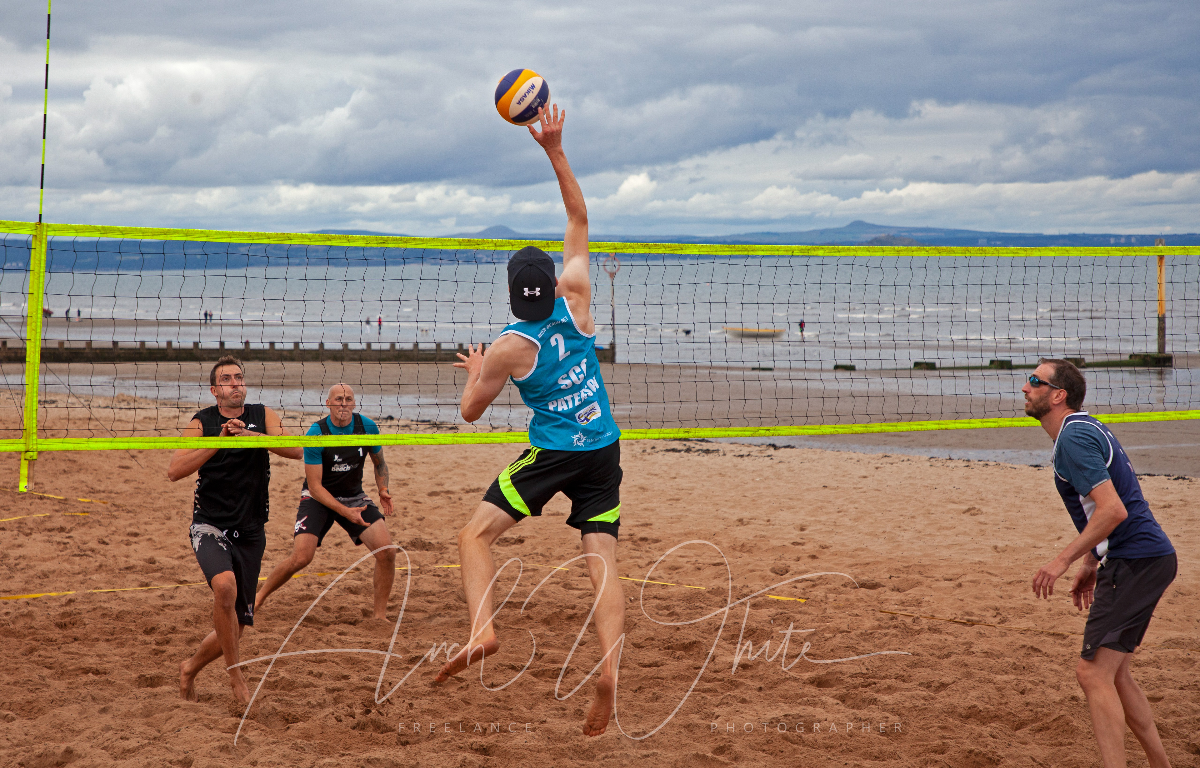 Volleyball, Portobello, Edinburgh, Scotland, sport