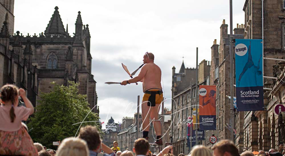 Edinburgh Feastival Fringe 2022, Edinburgh Festival Fringe, Edinburgh Fringe, street performers, Scotland, UK, Edinburgh