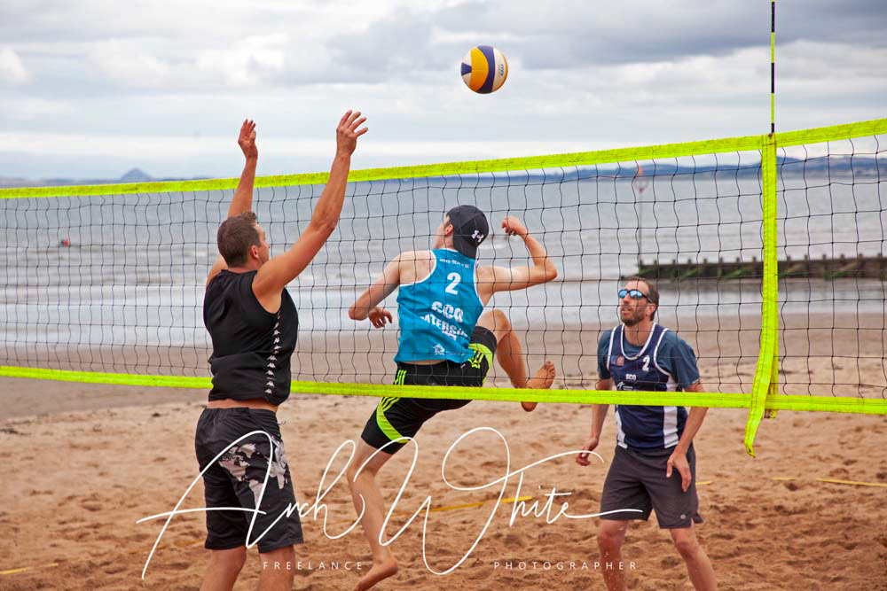 Volleyball, Portobello, Edinburgh, Scotland, sport