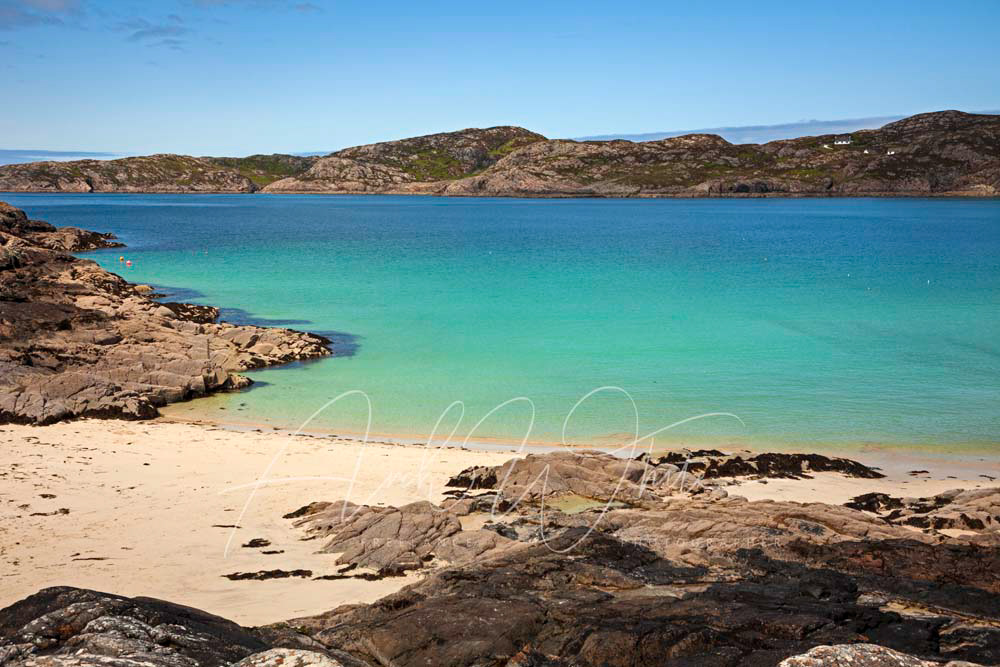 Achmelvich Bay beach, near Lochinver, Sutherland, Scotland, UK