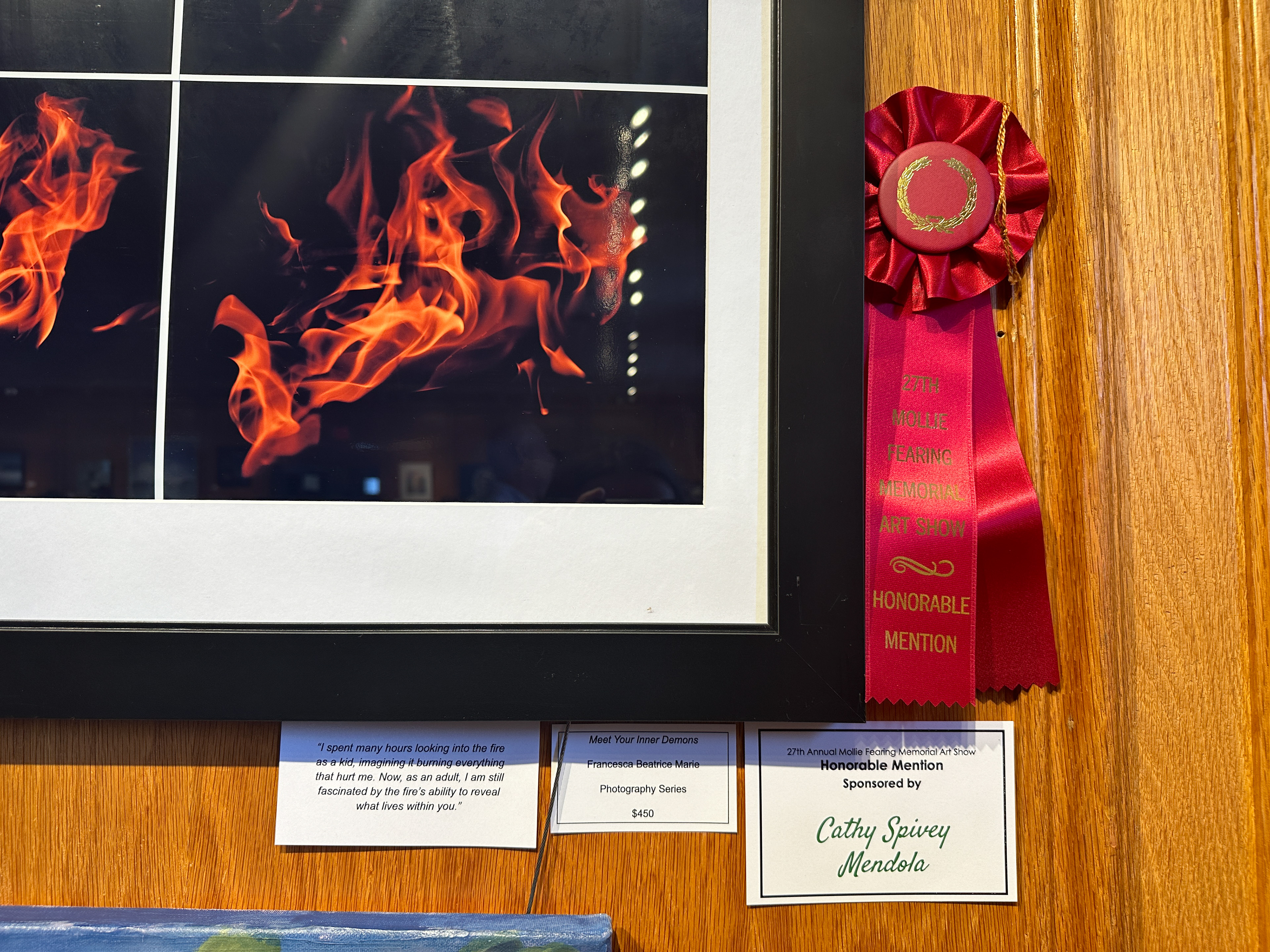 Meet Your Inner Demons received an Honorable Mention Award