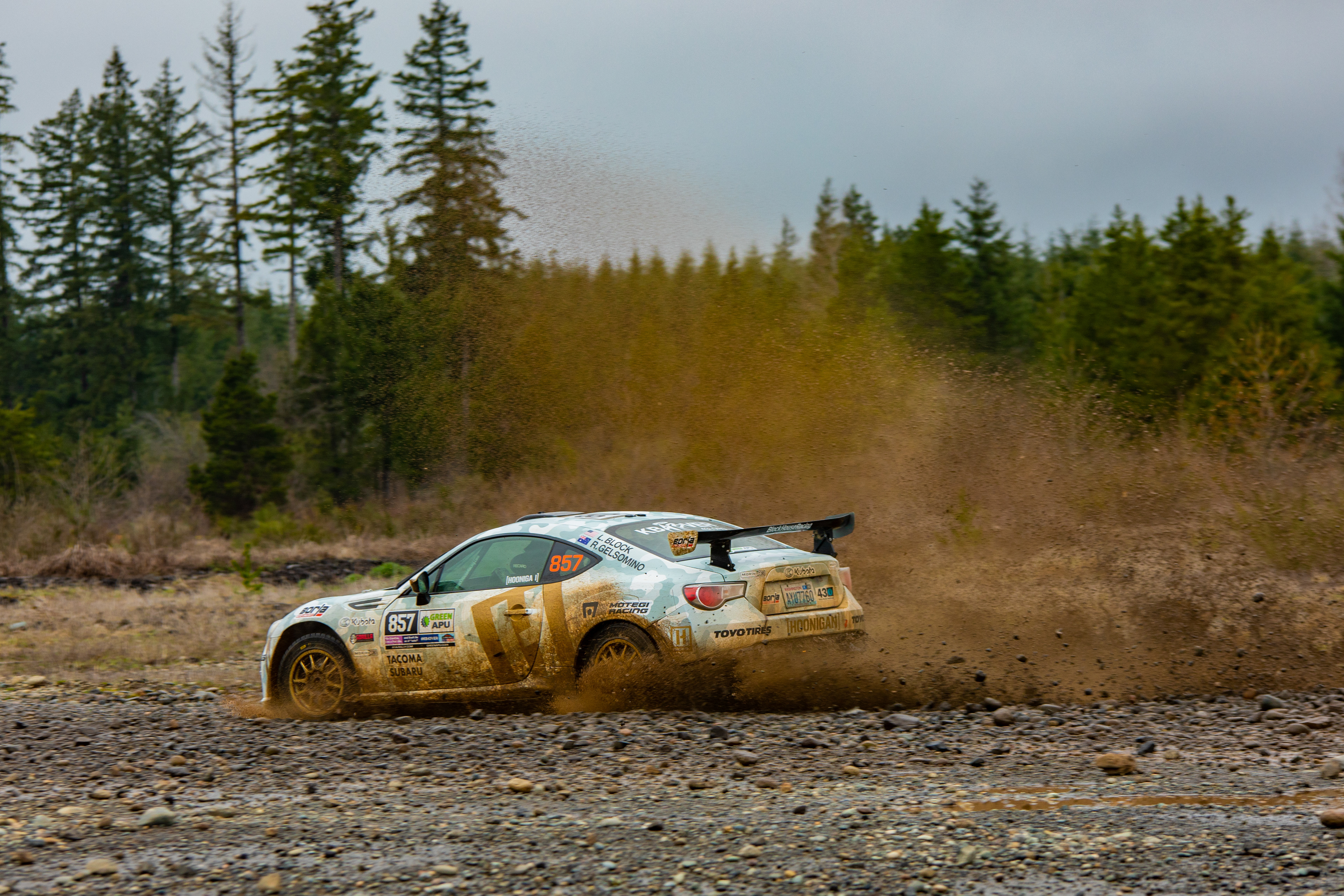 Lia Block getting her 2013 BRZ dirty on Nahwatzel.
