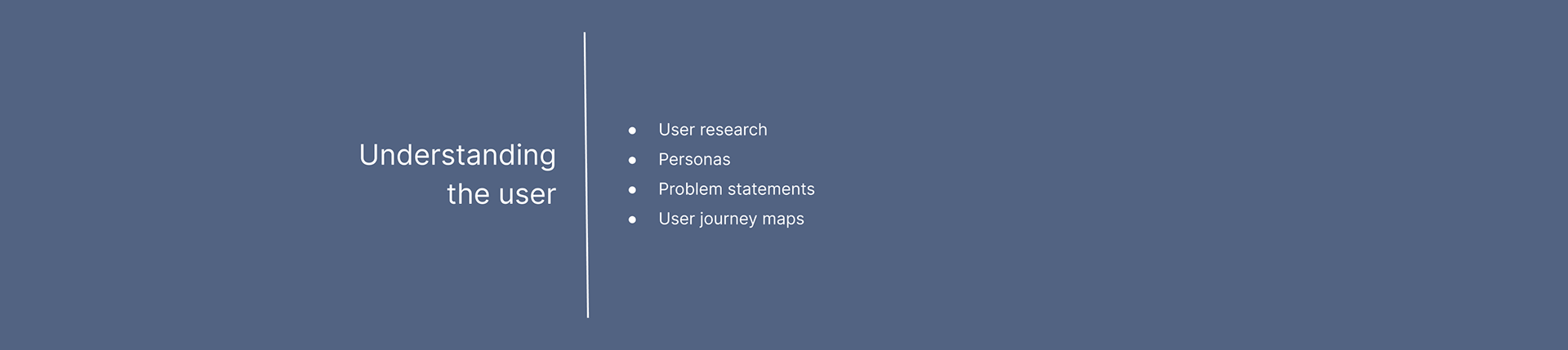 Understanding the user