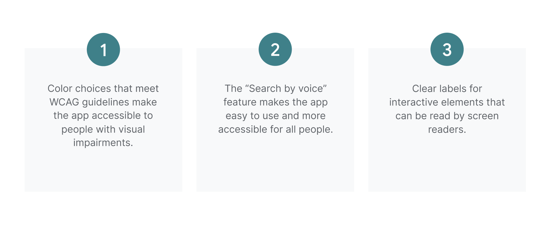 Accessibility considerations
