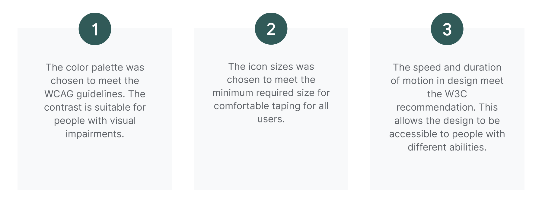 Accessibility considerations