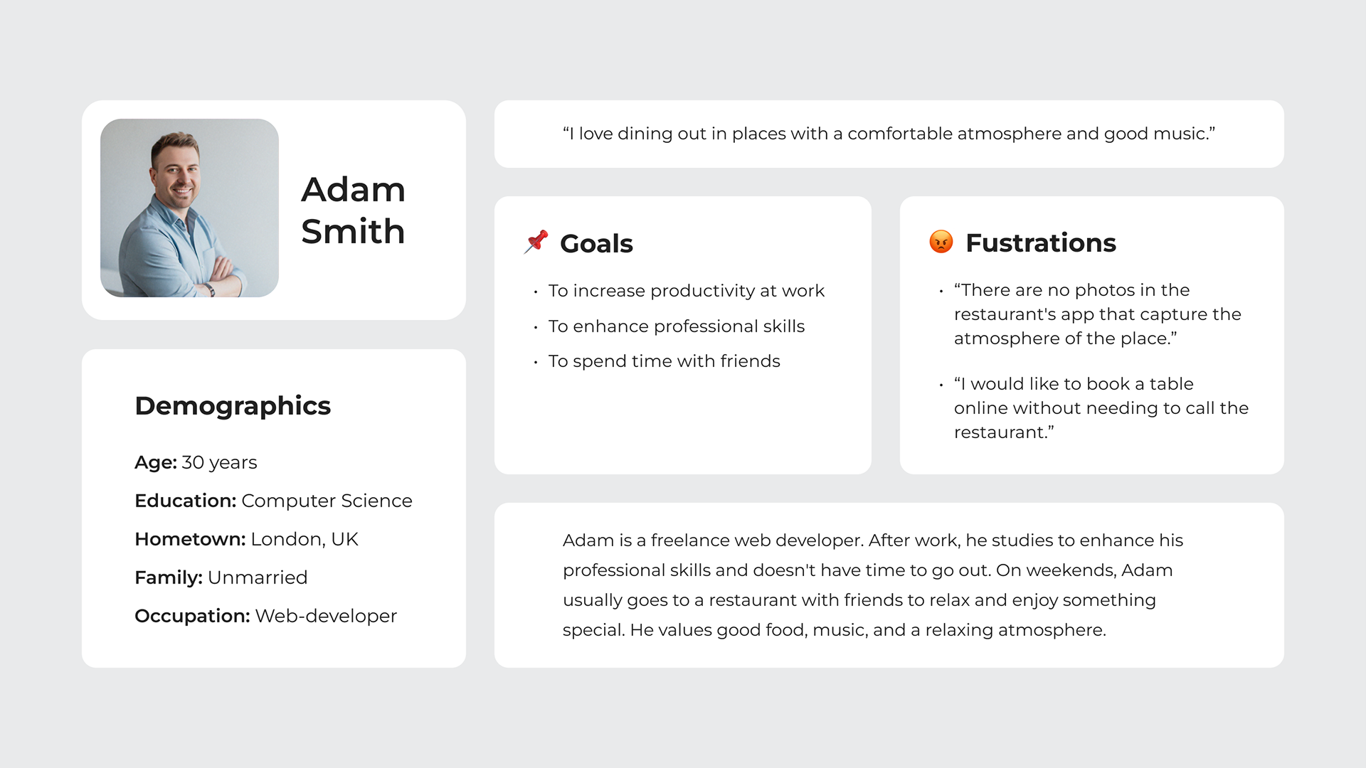 Persona - Adam Smith