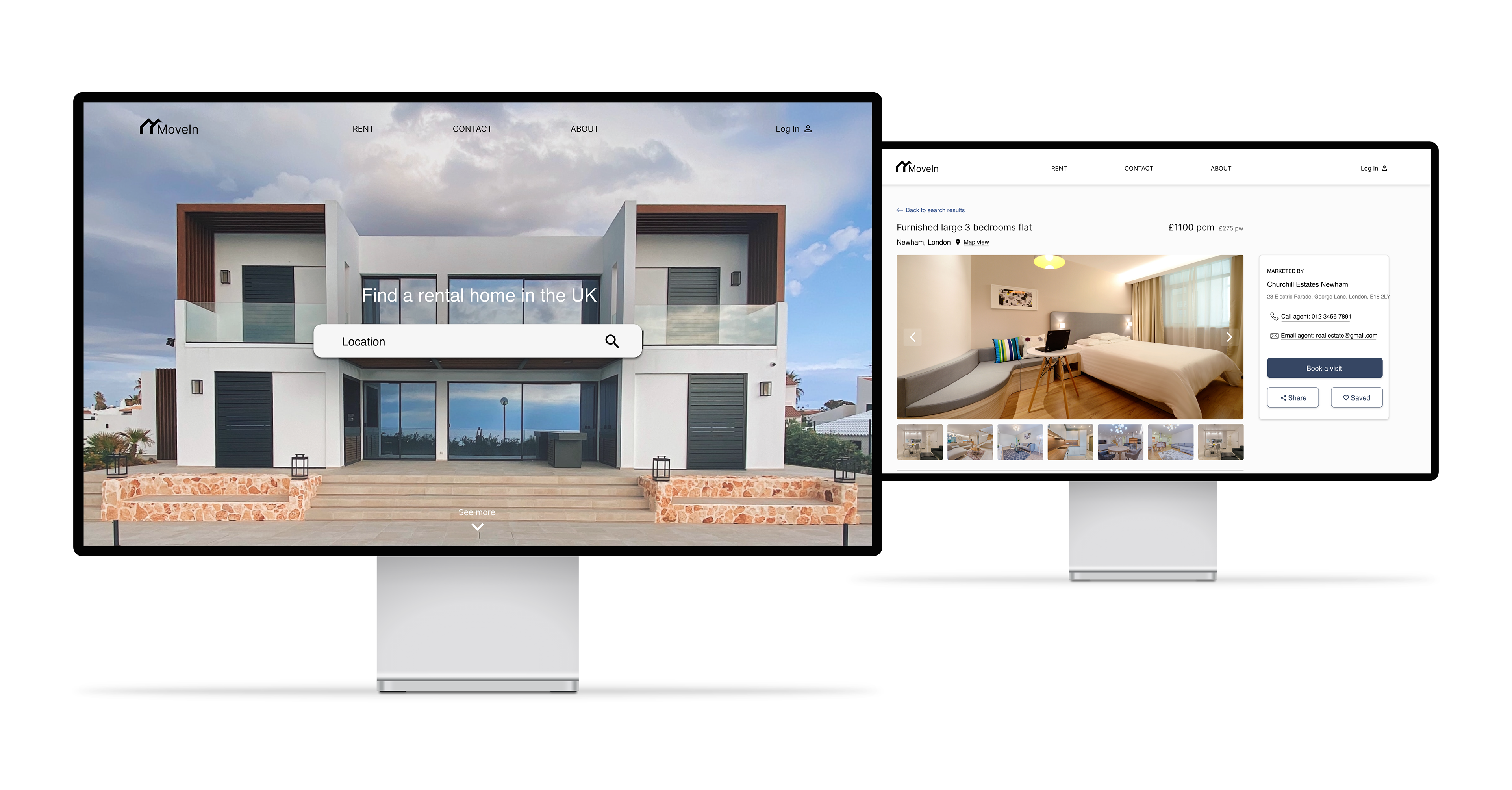 MoveIn Rental Homes Website Design