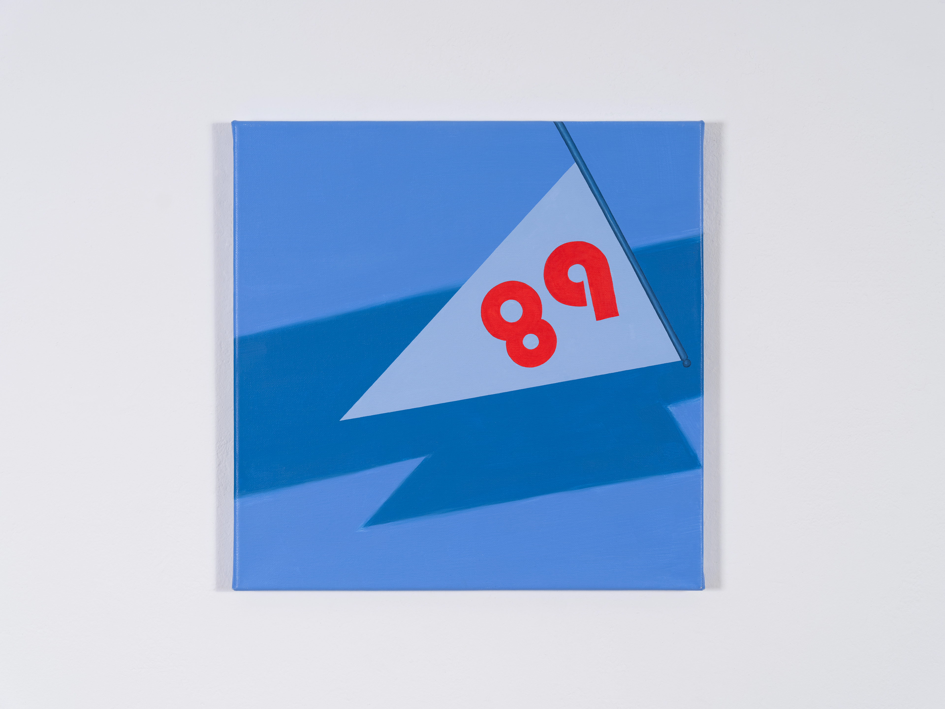 Ora! 오라!, 2023. Gouache on canvas, 38x38(cm)