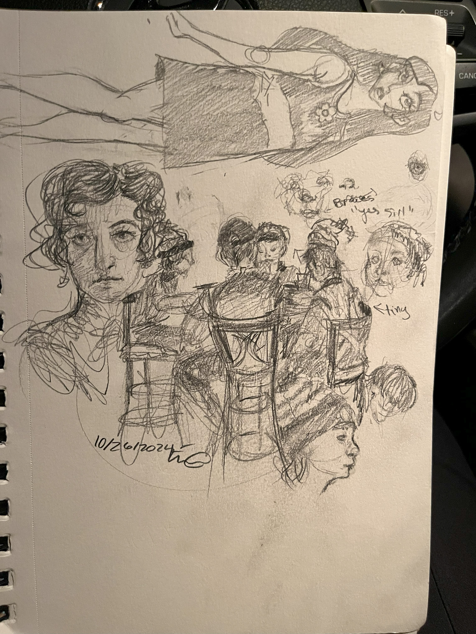 Work Sketches/The Hockey Team | 2024