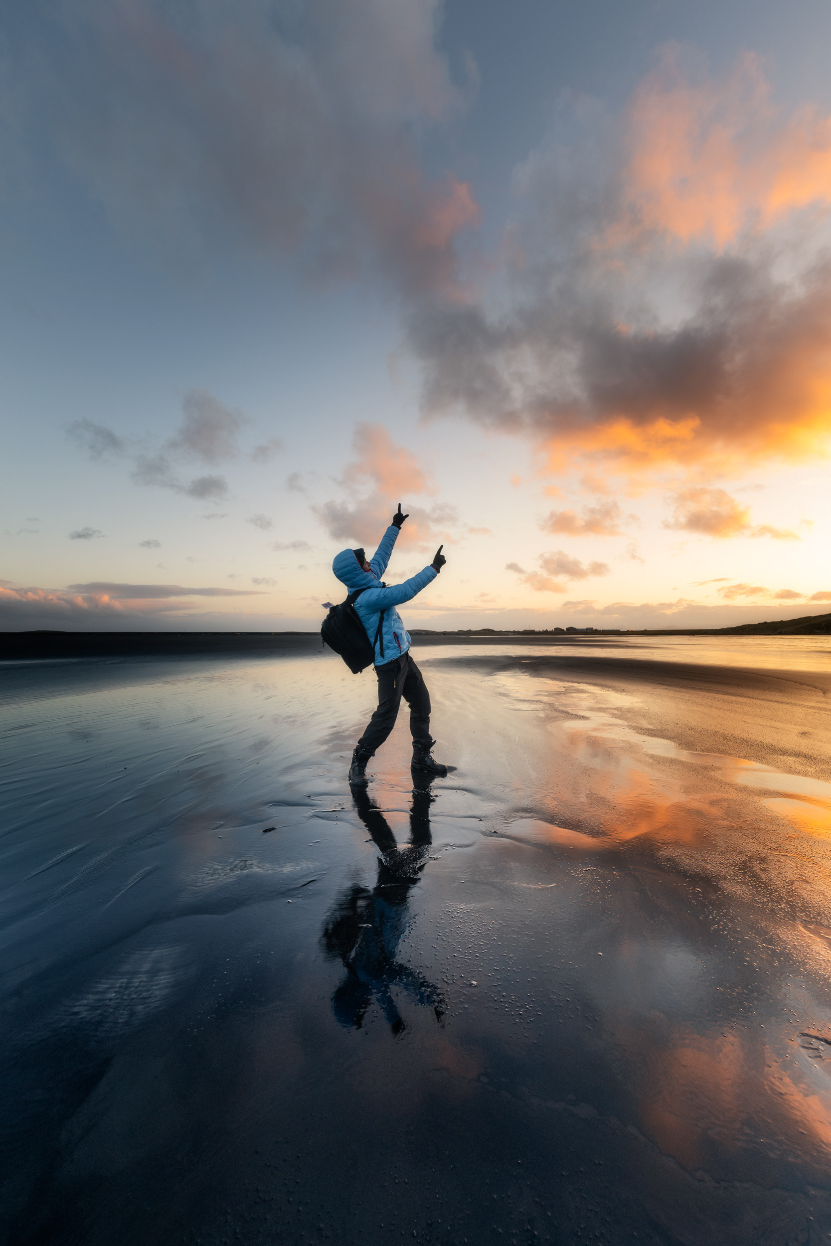 Stokksnes Mountain Sunrise – Epic Light and Mirror Reflection, Iceland