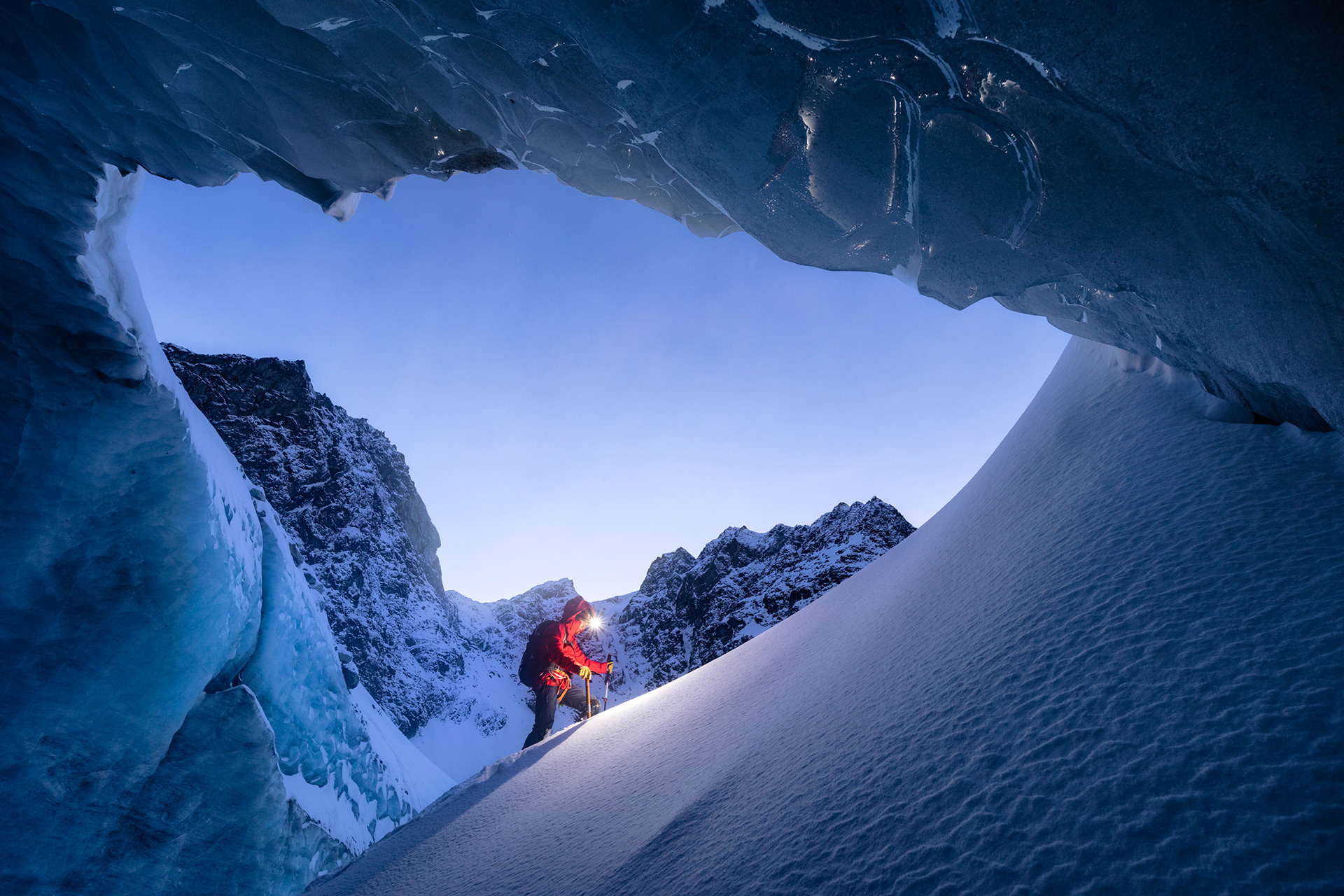 Exploring Swiss Ice Caves – Winter Snow Adventure Photography
