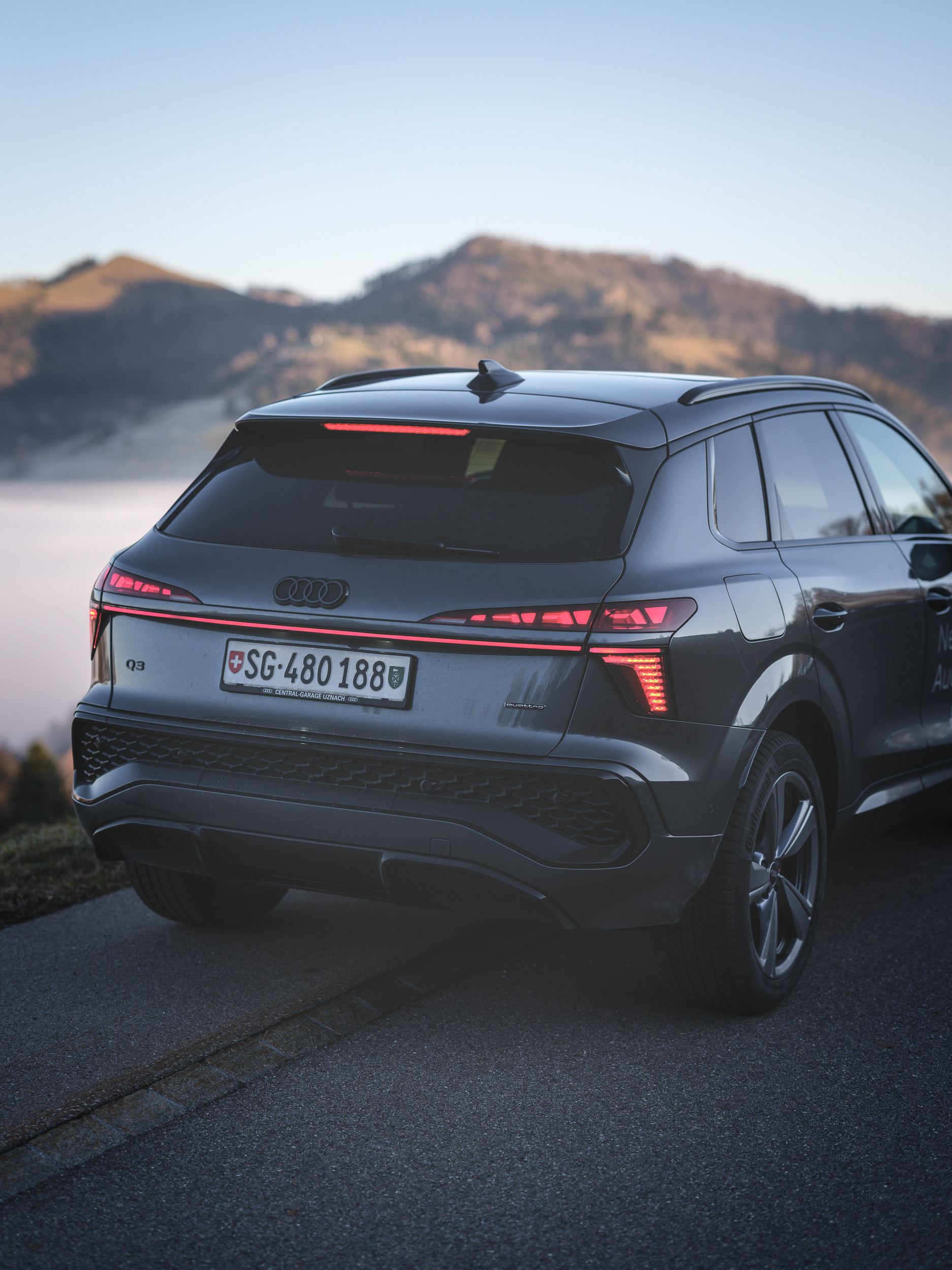 Audi Q3 Rear Detail – LED Tail Lights and Clean Design Lines