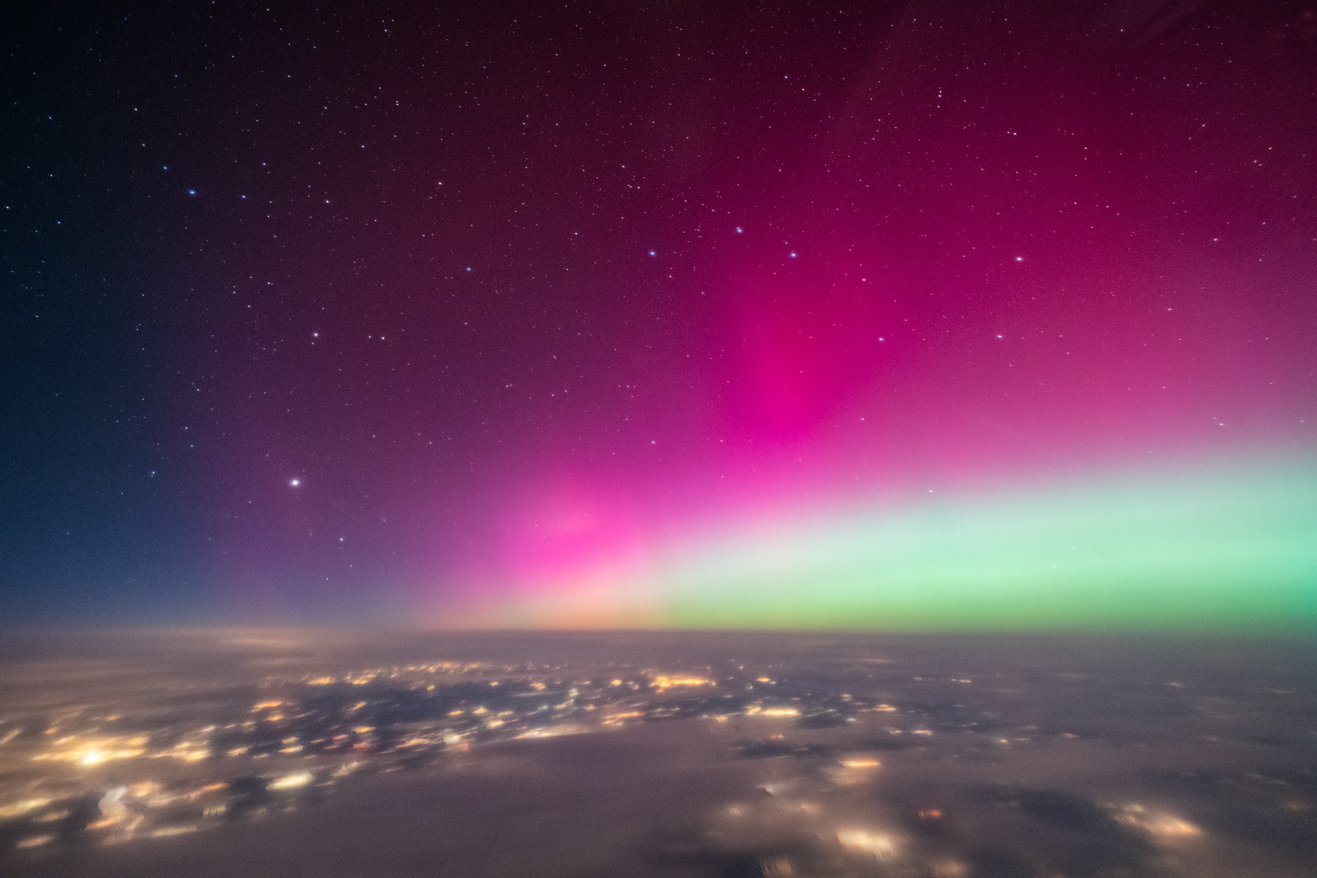 Northern Lights Above the Earth