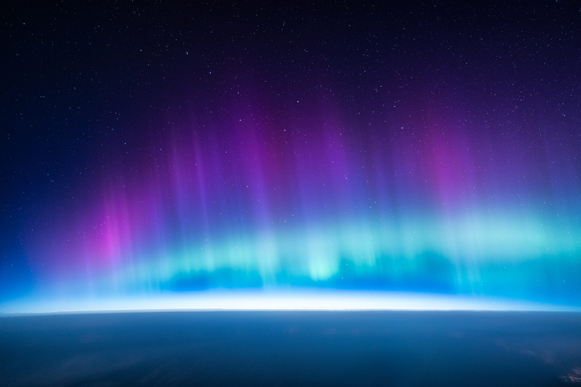Aurora Bands from Above
