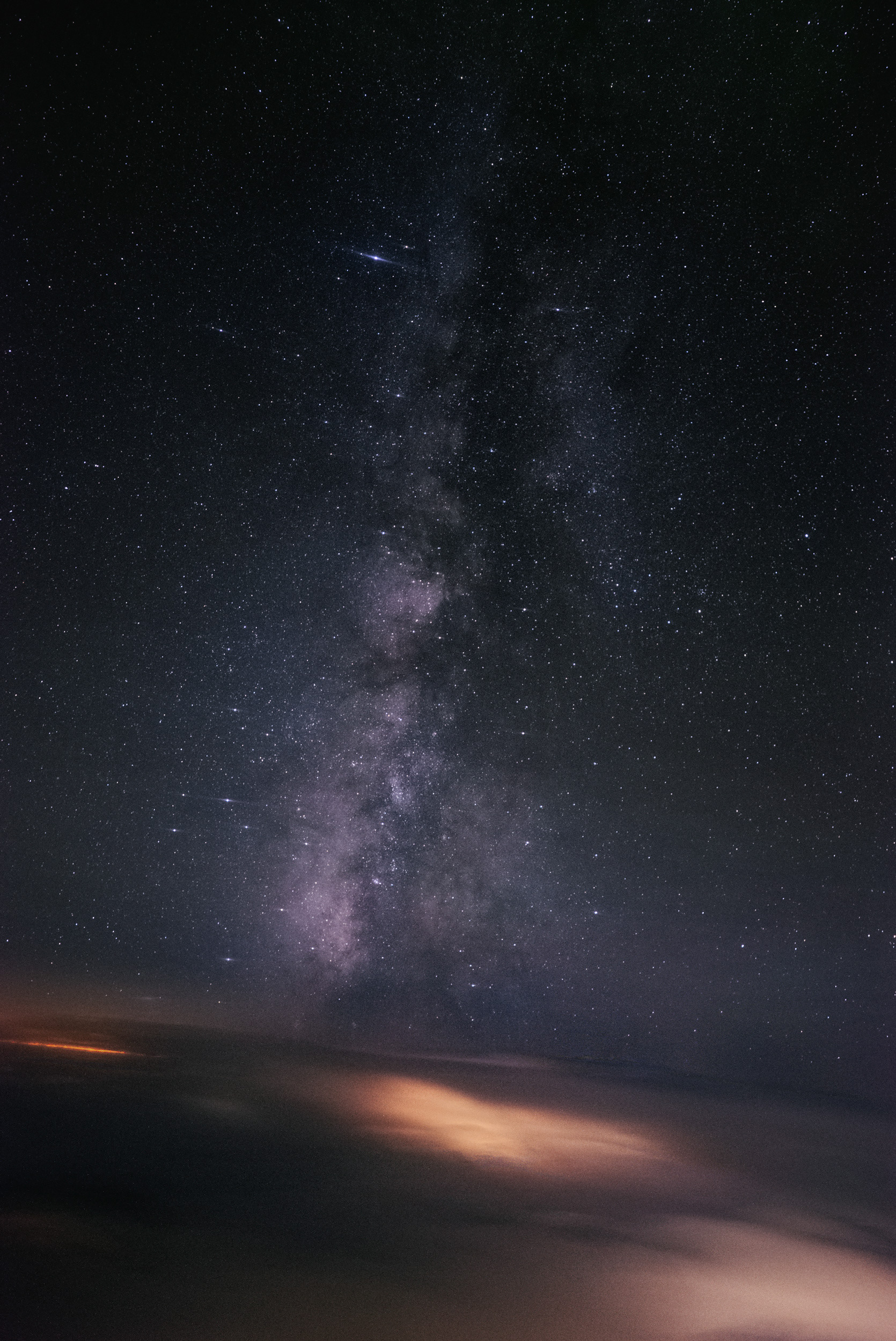 Milky Way Portrait Above the Horizon