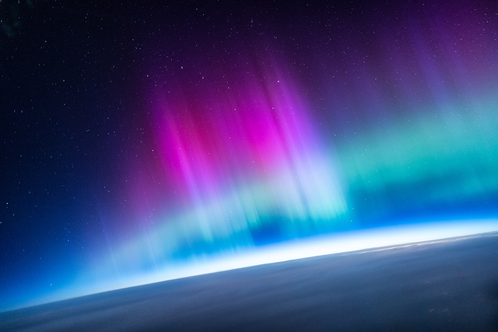 Bright Purple Aurora