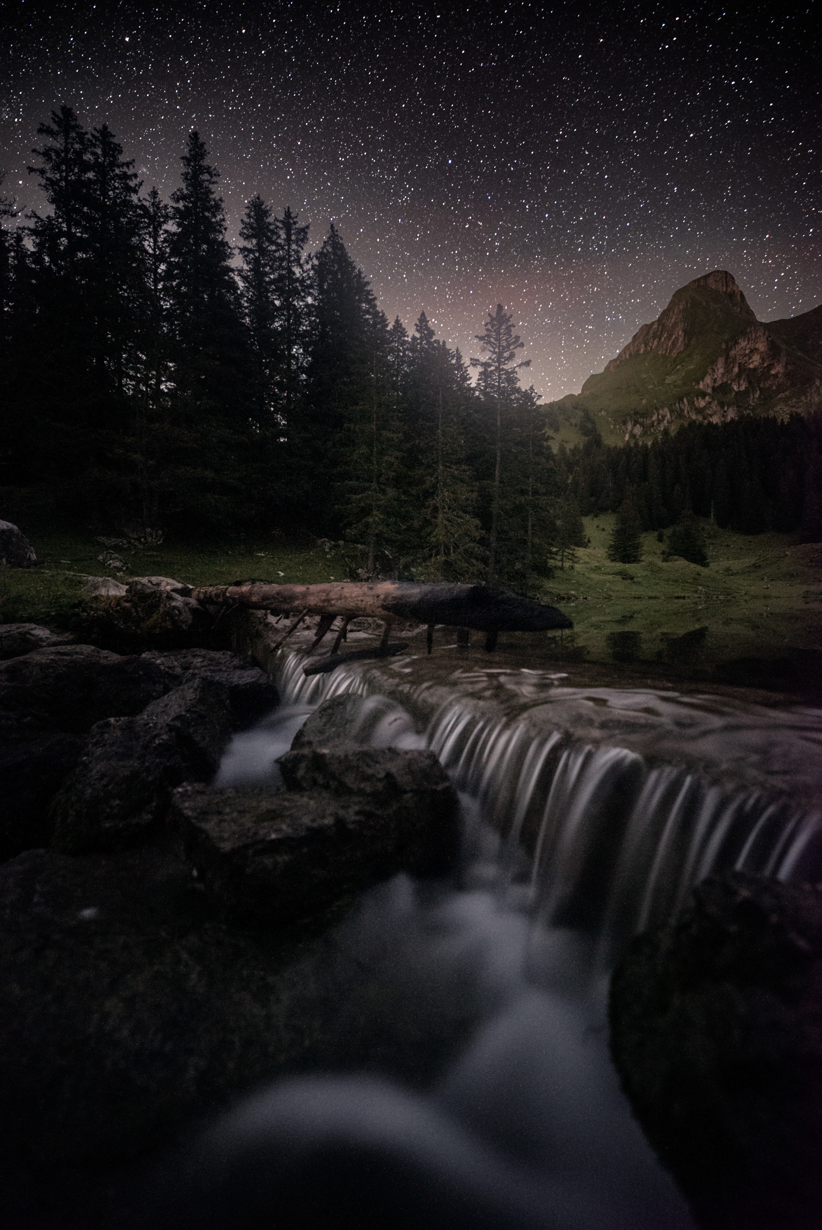 Milky Way Over Gantrischsee