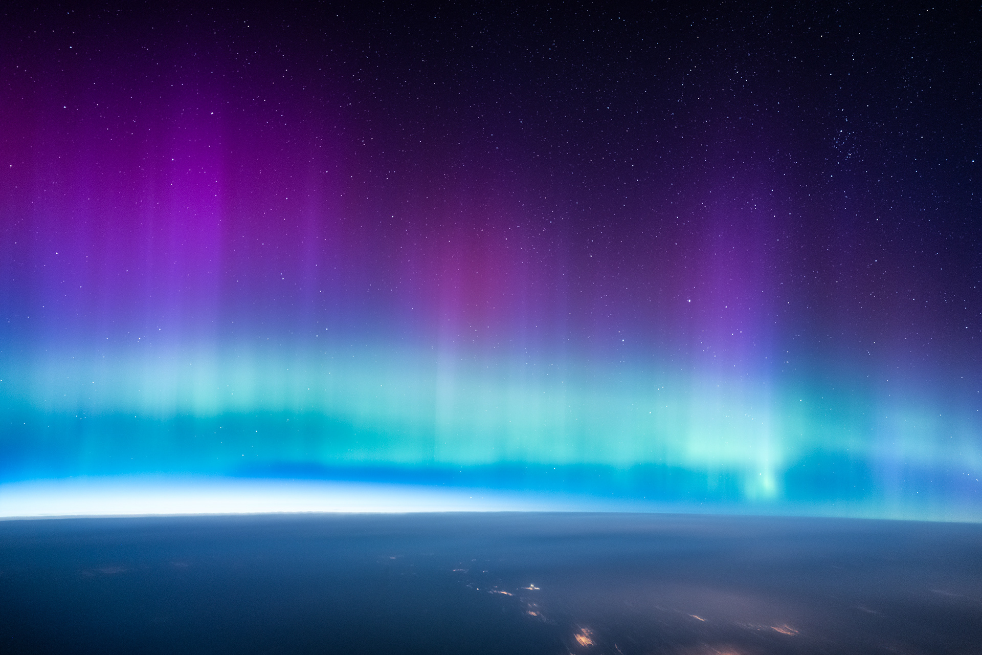 Polar Lights in Pink and Blue